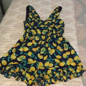 Francesca’s lemon romper